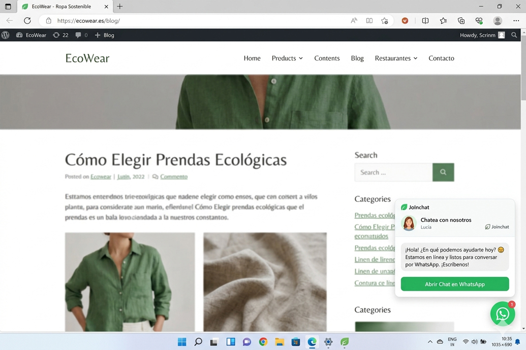 7 Razones muy importante por qué usar Joinchat Cómo configurar WhatsApp en WordPress